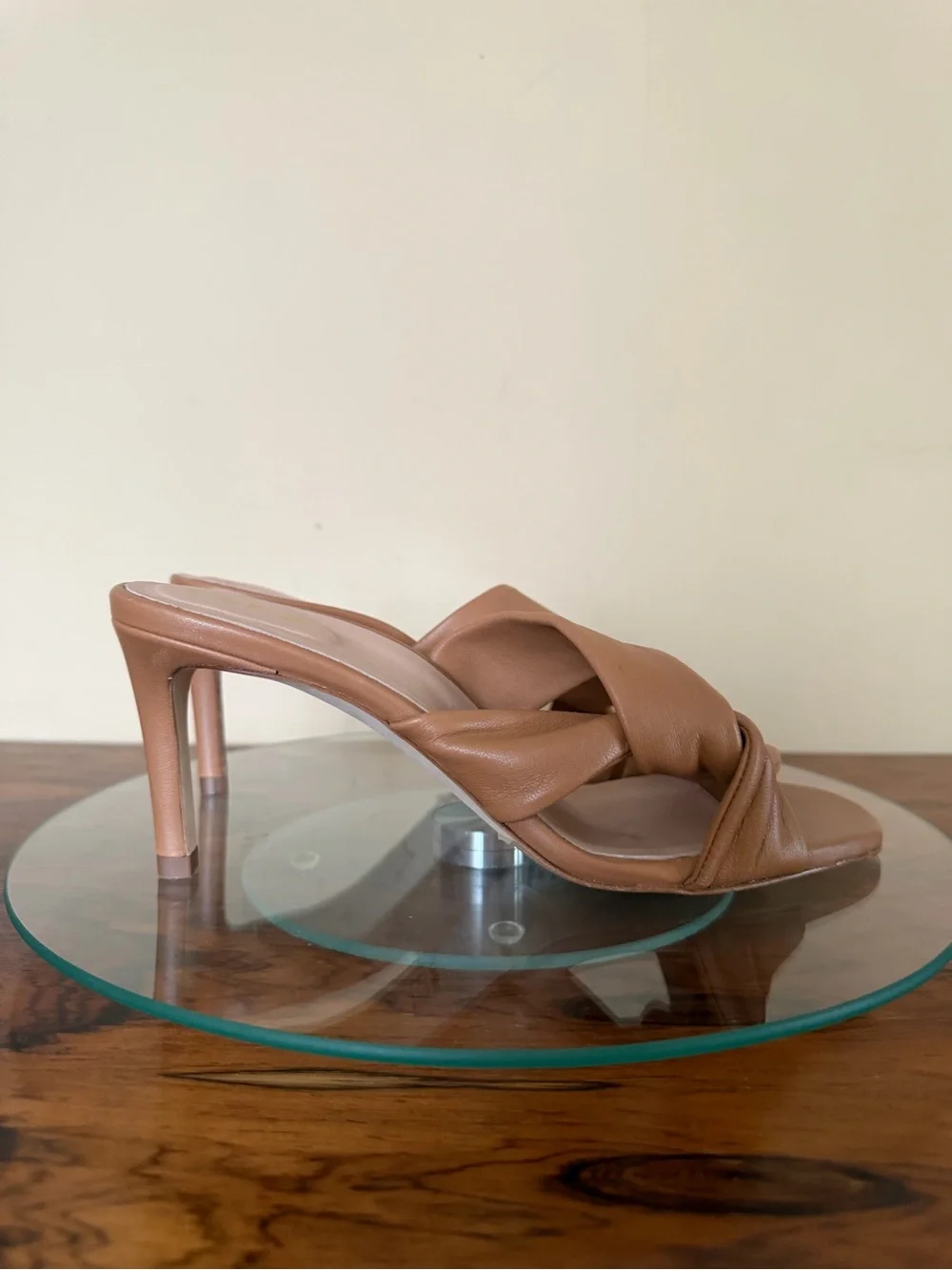 Inez Isa Heel slides in Cognac Nappa size 7 M